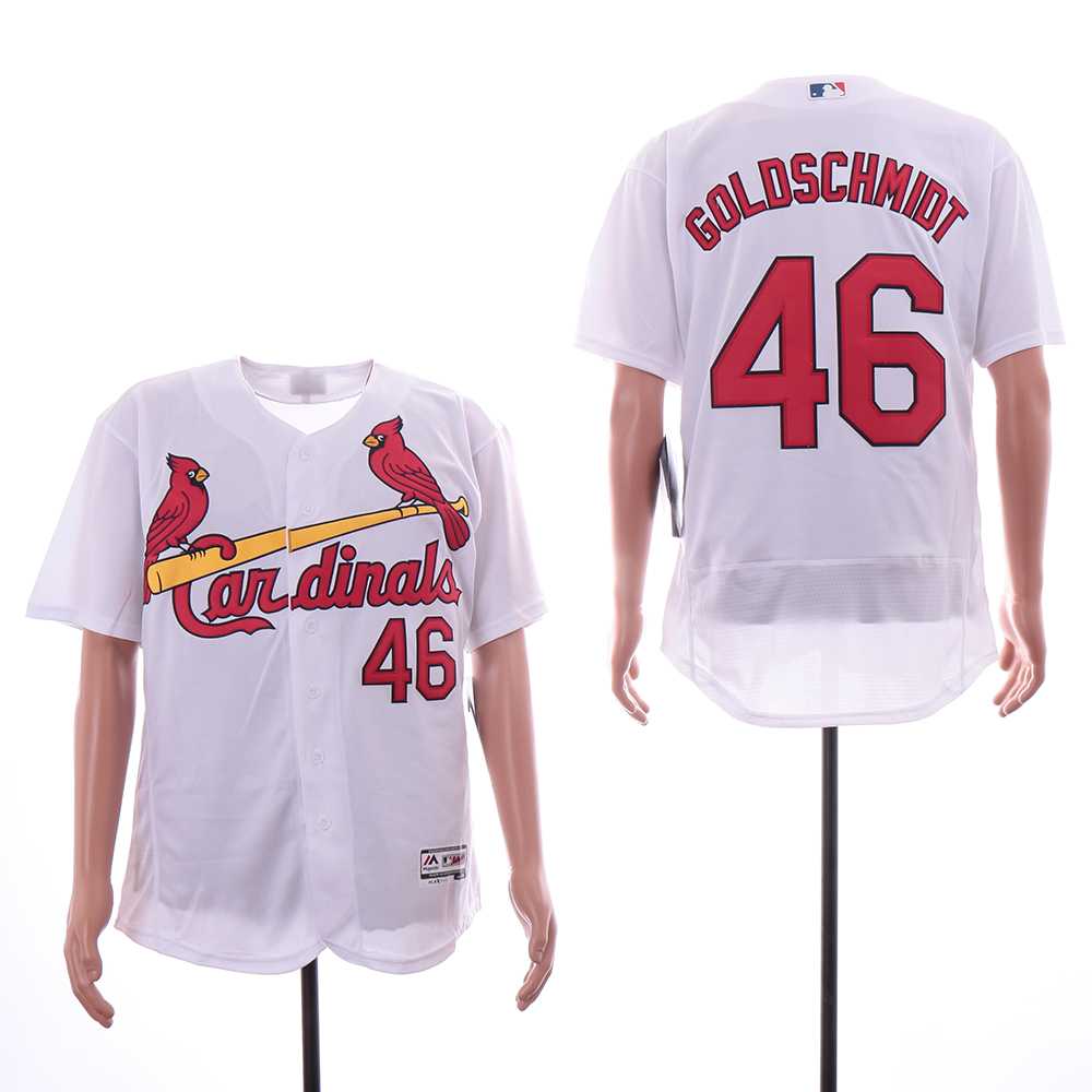 Cardinals 46 Paul Goldschmidt White Flexbase Jersey Sguo,We sell and wholesale Cardinals 46 Paul Goldschmidt White Flexbase Jersey Sguo on line form chian!